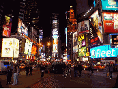 Times Square at night