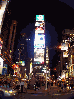 Broadway at night