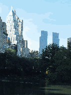 New York as seen from Central Park