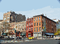 Houston Street in Greenwich Village