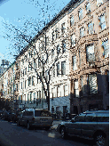 Pretty brownstones and apartments of the Upper West Side