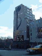 Astor Place and the big ad for Carl Fischer music publishers