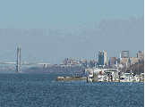 Hudson River George Washington Bridge