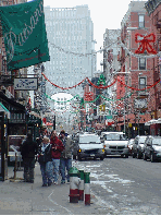 Mulberry Street in Little Italy