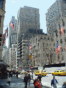 Fifth Avenue across the street from Rockefeller Center