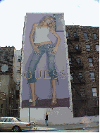 Guess Jeans Billboard on Houston Street