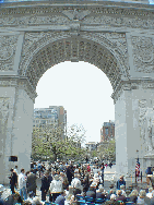 Arch of Washington Square Park in Greenwich Village