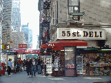 Second picture you see the corner of 55th Street near the Carnegie Deli.