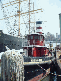 Helen McAllister docked at South Street Seaport