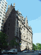 Dakota Apartment Building on 72nd Street overlooking Central Park