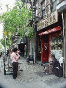 A coffee shop in Soho