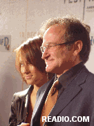 Robin Williams on the red carpet with his daughter at this year's Tribeca Film Festival