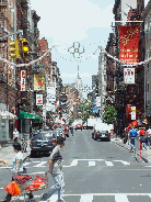 Mulberry Street in Little Italy