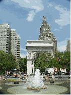 The arch of Washington Square Park