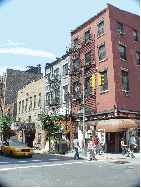 Bleecker Street where famous nightclubs line the street