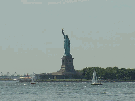 Statue of Liberty as seen from Governors Island