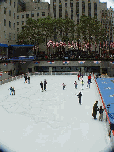 Ice skating rink at Rockefeller Center