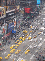 Traffic in  Times Square