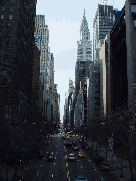 Chrysler Building as seen from Tudor City on 42nd Street