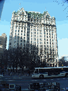 Plaza Hotel on Fifth Avenue and Central Park