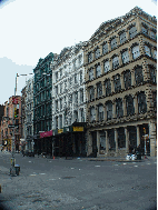 Fifth picture you see a few of the cast iron buildings of Soho