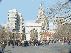 Fifth picture you see the arch of Washington Square Park in Greenwich Village