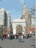 Second picture you see the arch of Washington Square Park