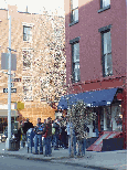 Top right photo you see Magnolia Bakery on Bleecker Street