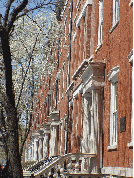 Greek Revival (1833) houses located north of  Washington Square Park