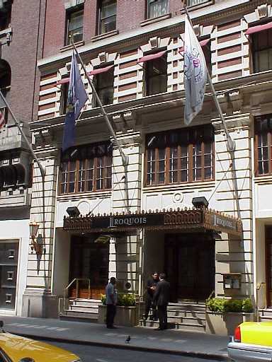 Pictures of the New York City Iroquois Hotel - Click Photo to go to the Search NYC Hotel New York Hotel List