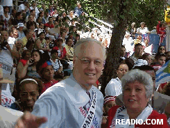 Alan Hevesi Pictures of the New York City Puerto Rican Day Parade in Manhattan New York City 2001.