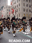 Irish Marchers with Bag Pipes on Fifth Avenue, New York