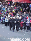 Sailors on Crowded Streets Photo 75th Annual Macy's Thanksgiving Day Parade Pictures on 34th Street New York, NY. Images of NYC Parade Floats and Balloons.