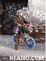 Bicycle Photos of 2001 Veterans Day Parade in New York City Fifth Avenue.